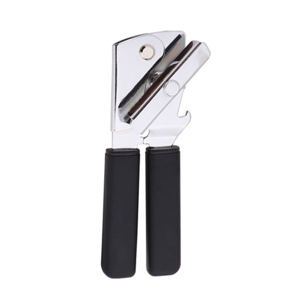 Heavy duty Can opener with black soft handle SR-CO101A