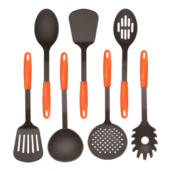 Orange Nylon Kitchen Utensil set SR-NK0002