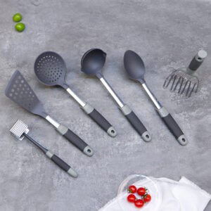 Nylon kitchen utensils with rest SR-NK0031