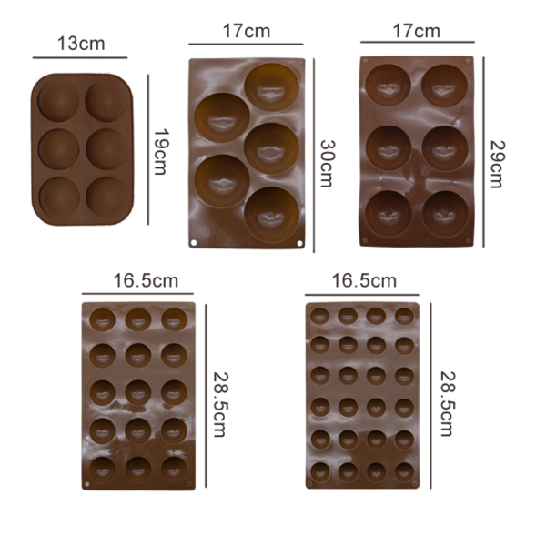 Silicone chococate ball chocolate mold SR-CL0014 - Image 6