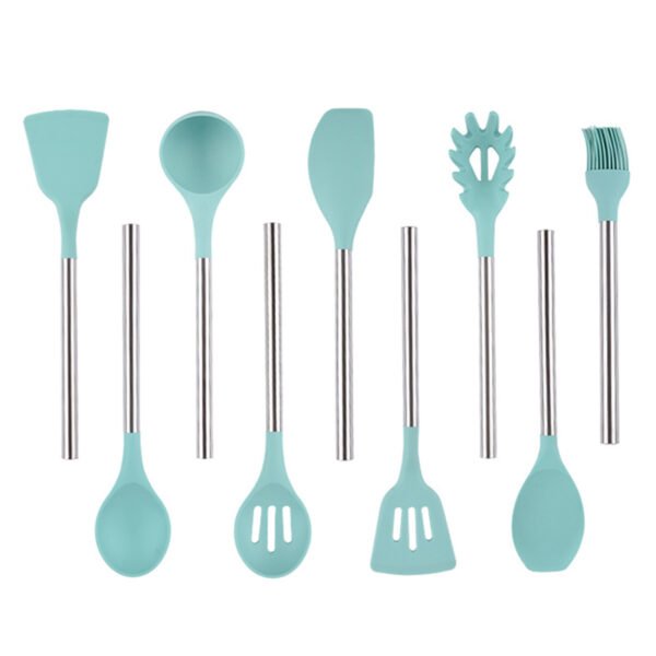 Silicone kitchen utensils with stainless steel handle SR-SK0053 - Image 2