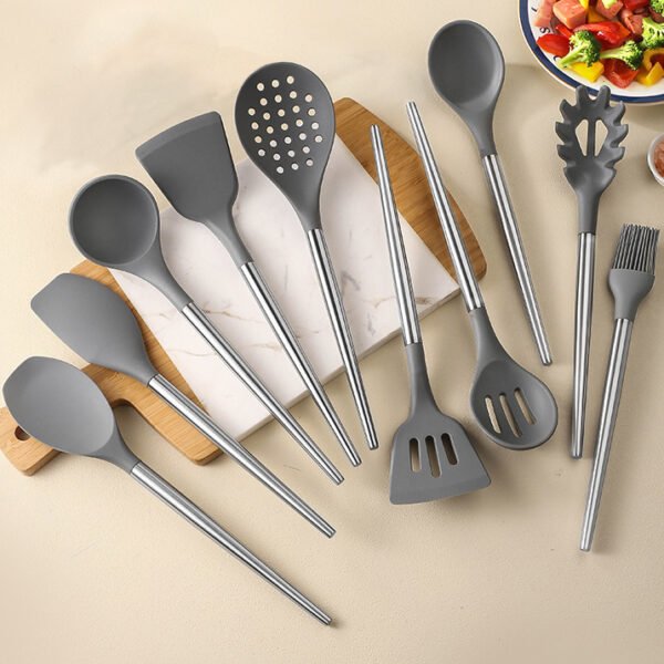 New Silicone cooking utensil with stainless steel handle SR-SK0052 - Image 2