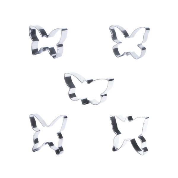 Stainless steel butterfly and flower cookie cutter SR-CC009.16 - Image 2