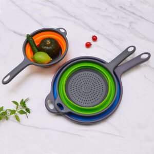 Collapsible Round Shape Colander SR-FL0005D.E.F