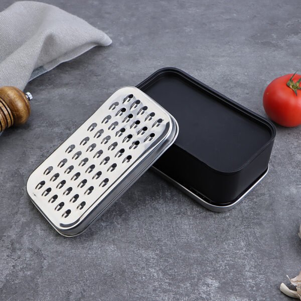 Stainless Steel Grater with container SR-GC0001 - Image 2