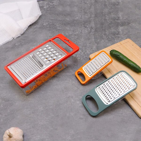 Stainless Steel Grater with Transparent container SR-GC0002.3.5