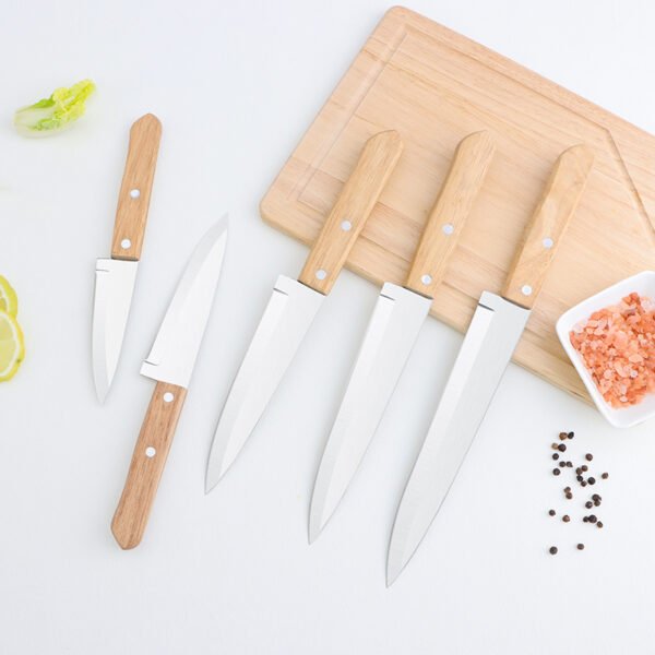 Butcher's knives with wooden handle SR-KN0041