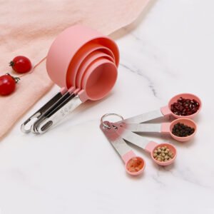 8pcs Stainless steel measuring cups and spoons SR-MS0001