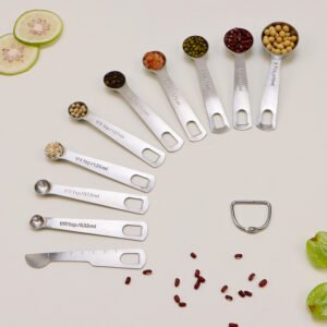 10pcs Stainless steel measuring cups SR-MS0017