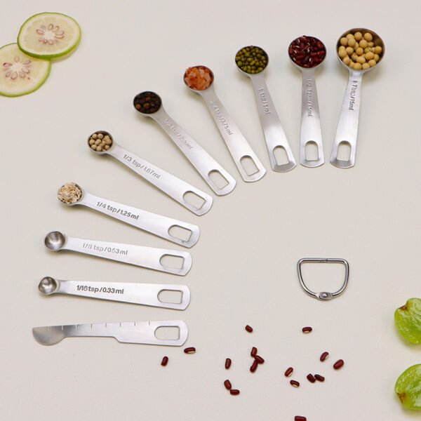 10pcs Stainless steel measuring cups SR-MS0017