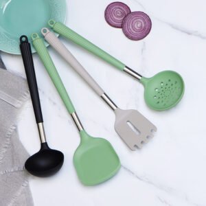 Silicone Kitchen Utensils with Soft Silicone Handle SR-SK0057