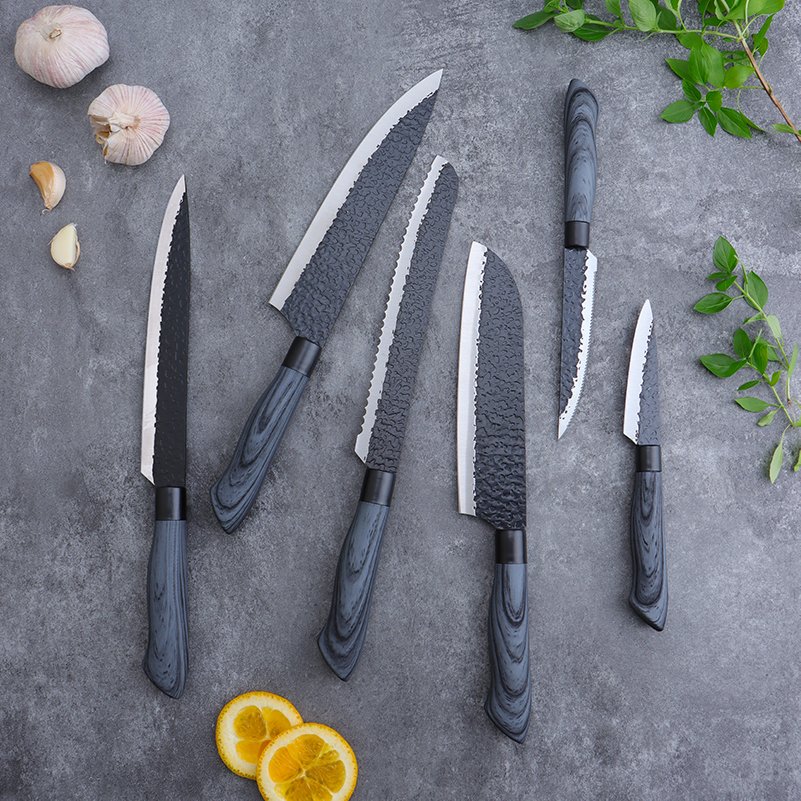 Stainless steel non-stick blade knife set SR-KN0009