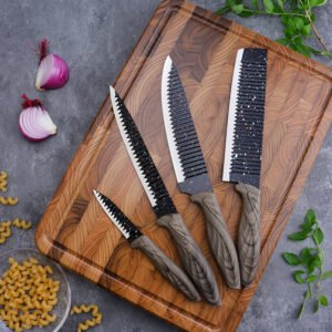 Stainless steel non-stick blade knife set SR-KN0019